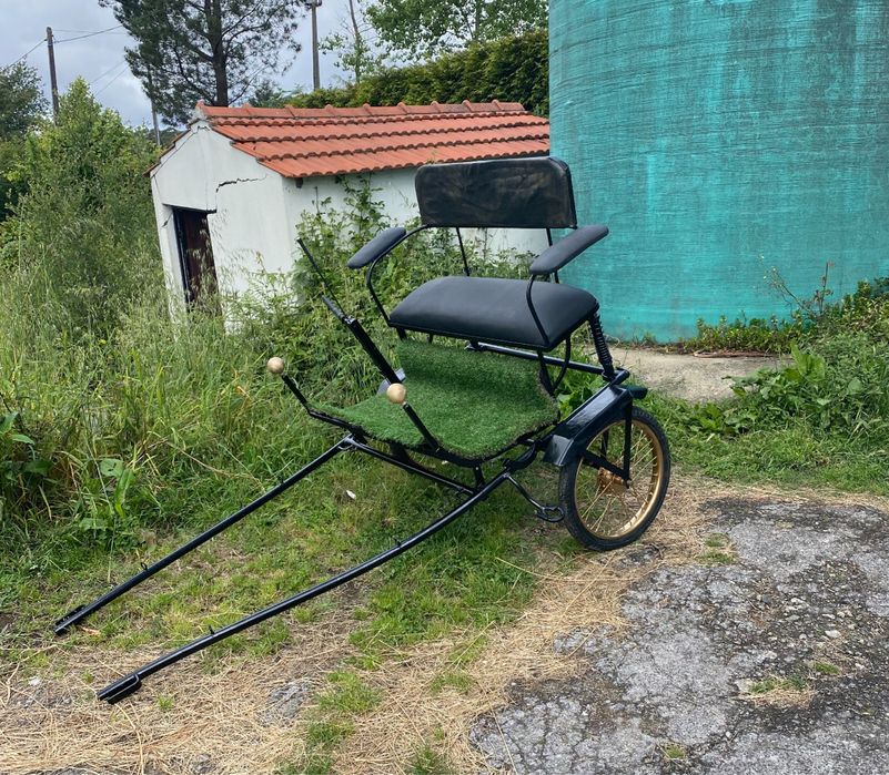 Charrete com arreios