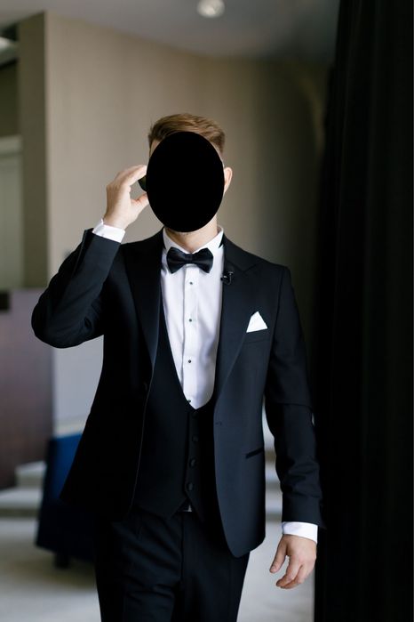 Muszka do garnituru, smokingu, stan idealny