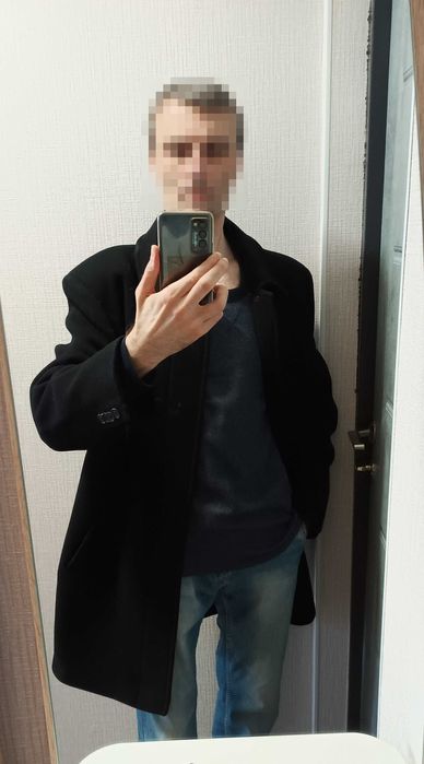 Пальто чоловіче Queento. Розмір 54