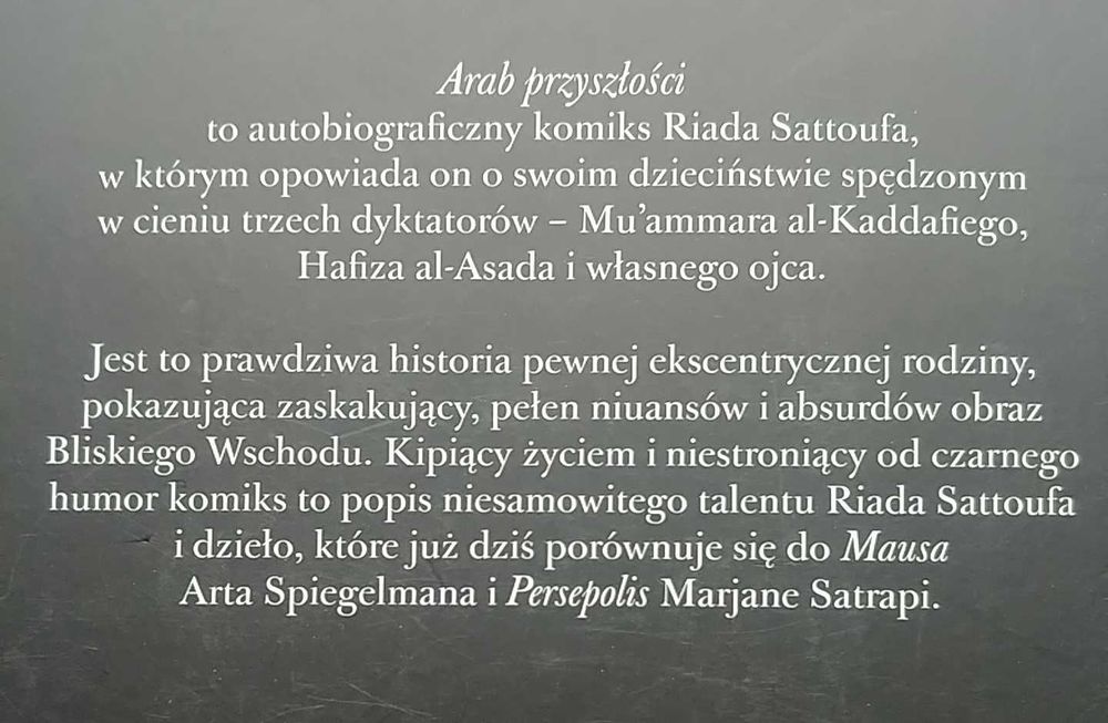 Komiks - Riad Sattouf - Arab przyszłości ...