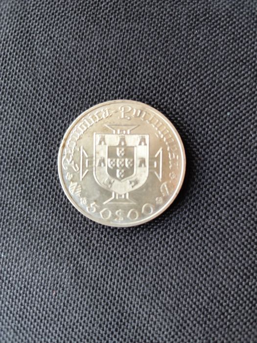 Moeda Prata 50 Escudos 1969 – Vasco da Gama (Coleção / Numismática)