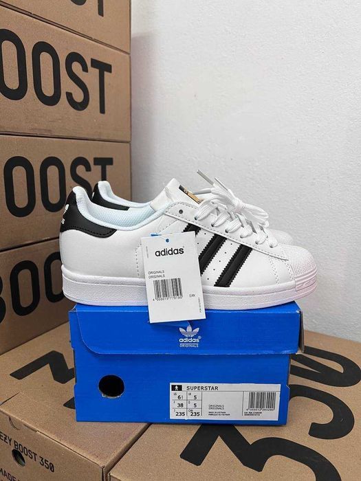 Кроссовки Adidas Superstar белые Адидас Суперстар 38 39 40 41 42 43