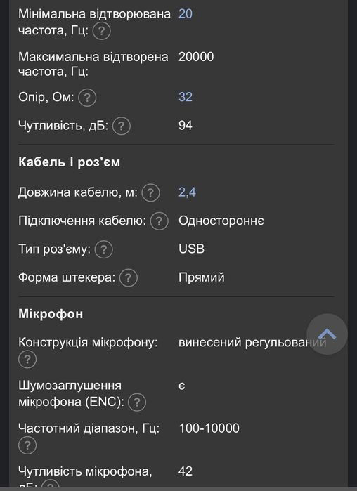 Гарнітура Logi провідна usb