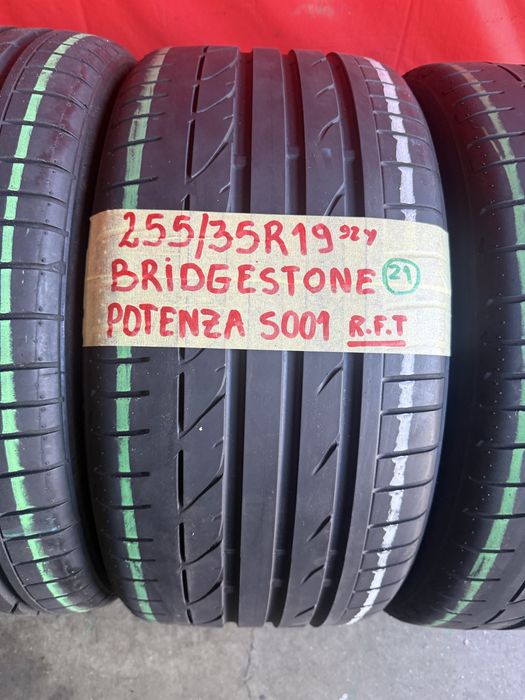 Pneus RFT 225/40/19 +255/35/19 Bridgestone todos Iguais Impecaveis