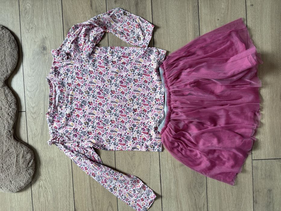 Zestaw bluzka i spodnica 128