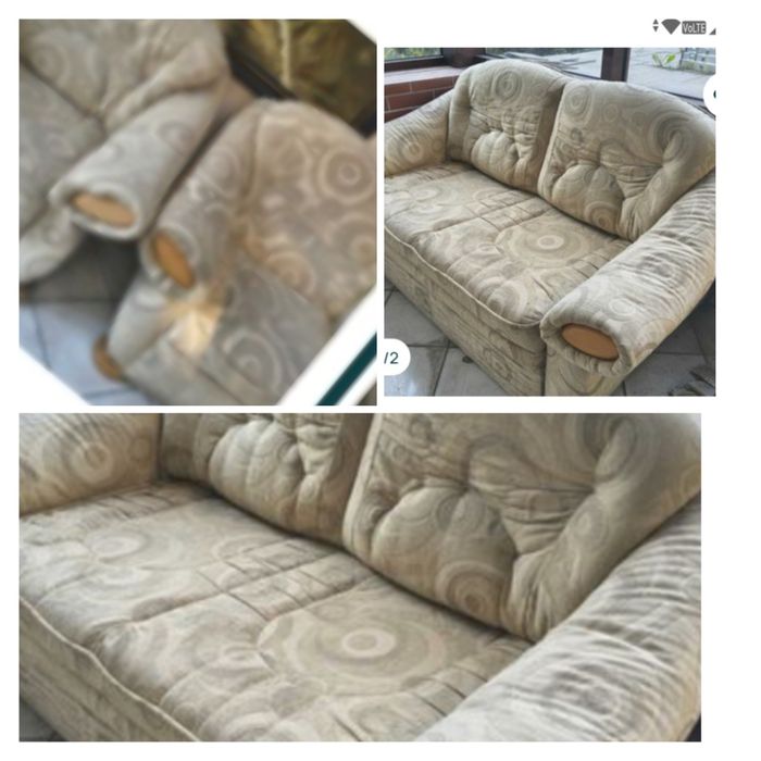Sofa z funkcją spania i 2 fotele. Stan bdb.
