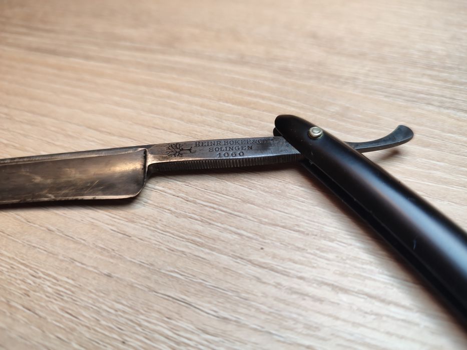 Brzytwa HEINR BOKER&CO SOLINGEN 1060 barberska
