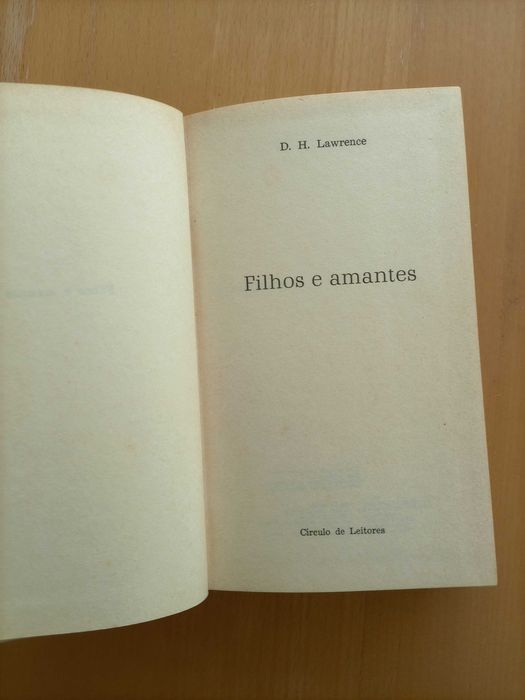 Livro "Filhos e Amantes" de D. H. Lawrence - Antigo