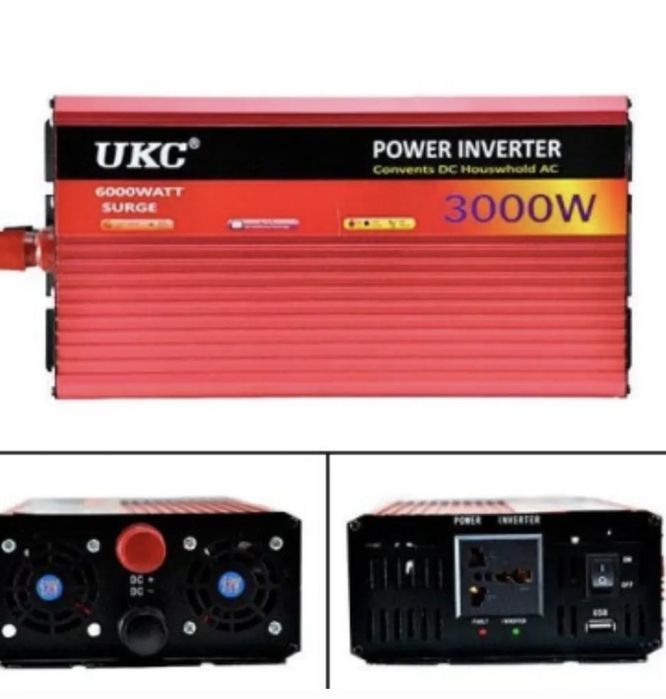 Инвертор UKC 12V-220V AC/DC 3000