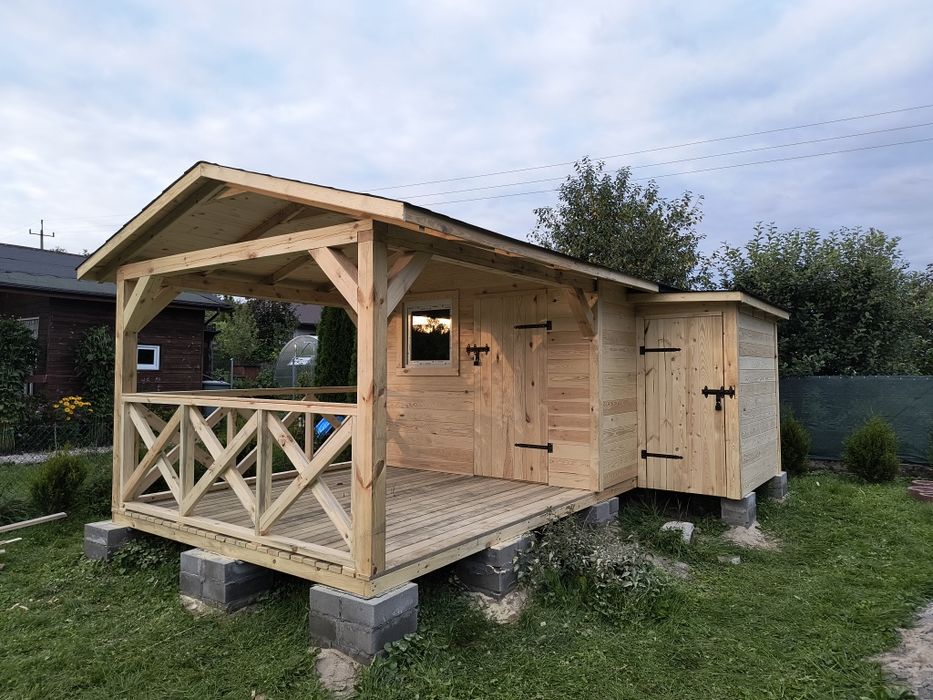 Domy letniskowe, domki narzędziowe, altany, konstrukcje drewniane