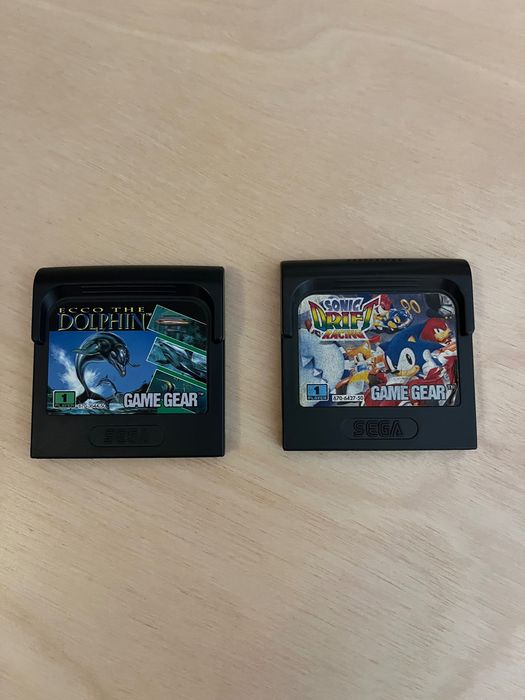 Jogos Game Gear - Ecco The Dolphin + Sonic Drift Racing