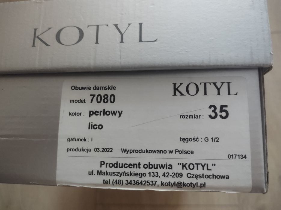 Buty Kotyl (ślubne)