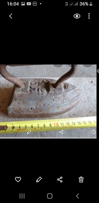 Утюг чугунный СССР в хорошем состоянии 200 гривен