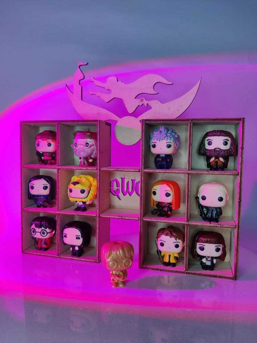 Нова колекція Квідіч. Полички для фігурок Гаррі Поттера Funko pop.