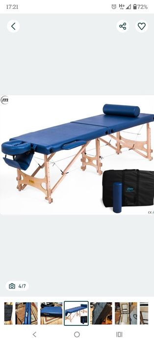 Stół do masażu przenośny stabilny