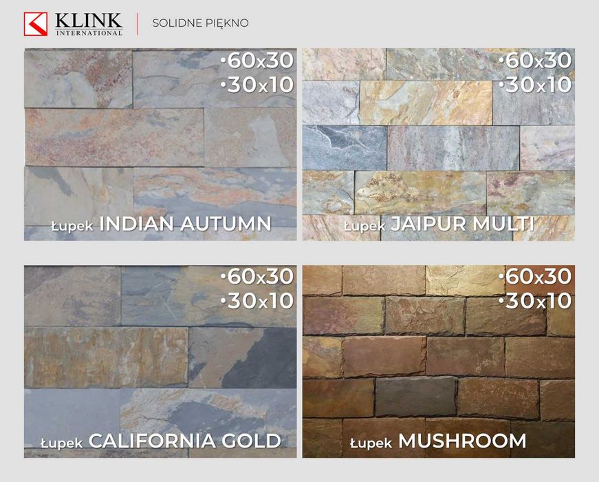 ŁUPEK SILVER SHINE | naturalne | 30x10x0,8-1,3cm
