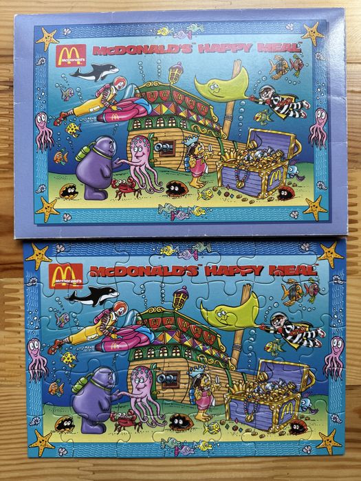 Пазл puzzle Mcdonalds Happy Meal хеппі міл
