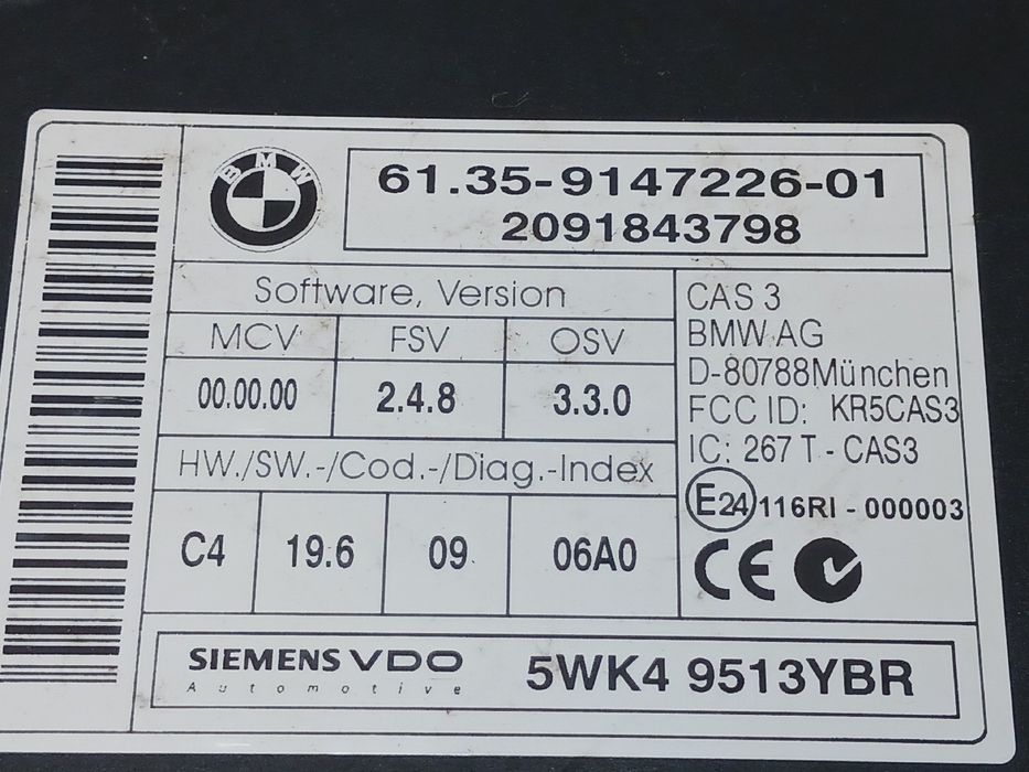 Módulo genérico BMW 3 Touring (E91)
