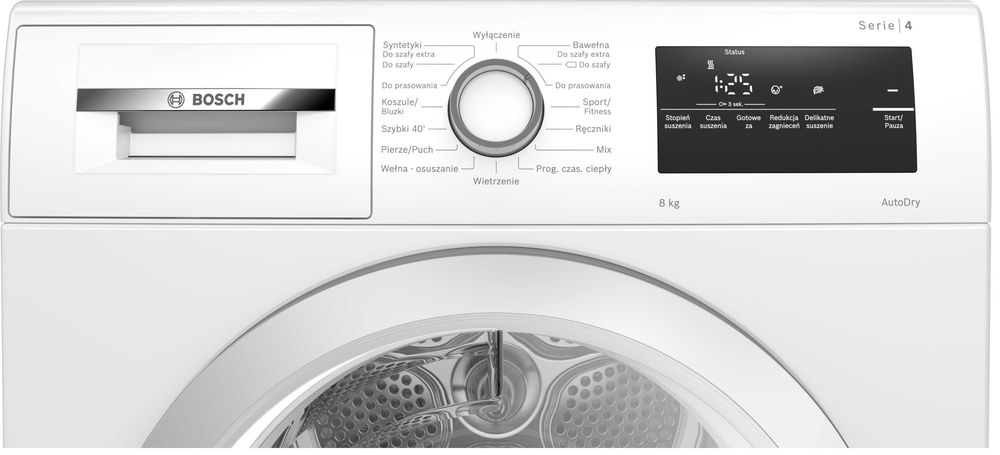 Suszarka Bosch Seria 4 WTH85V8SPL | pompa ciepła | 8kg | nowa | gw12mc
