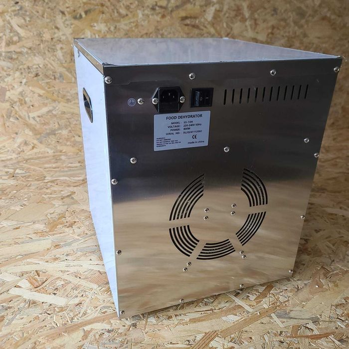 Сенсорний Дегідратор Сушка для фруктів 10 лотків 800 Вт Нержавійка