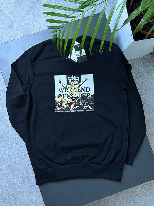 Кофта Weekend Offender - Свитшот черный - Leo Gregory - XS S M L XL