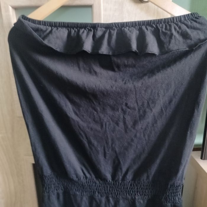 Kombinezon damski S spodenki krótkie falbana czarny Esmara  36 38