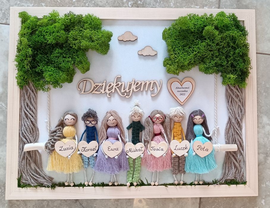 Ramka 30x40 Podziękowanie od dzieci dla nauczyciela