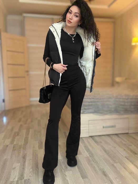 Лосини лосіни кльош дайвінг на флісі   42-44, 46-48, 50-52