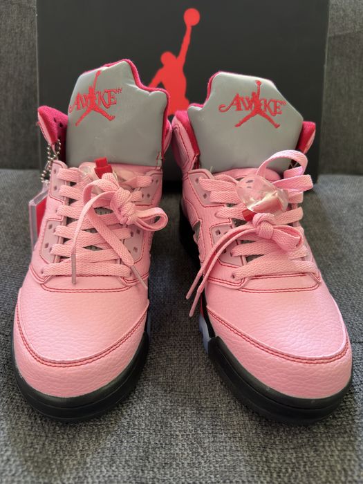 Кросівки nike air jordan 5 retro x awake ny boro arctic pink
