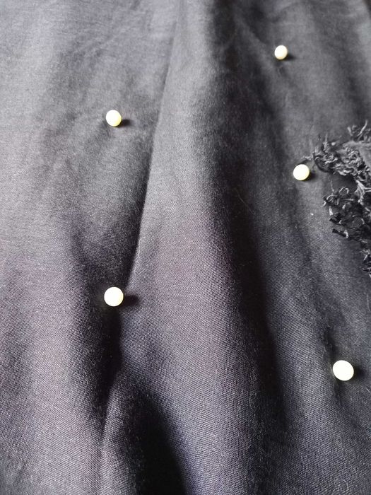 Lenço/écharpe preto, Novo c/etiq (Portes incluídos)