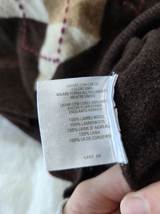 Sweter GANT brązowy