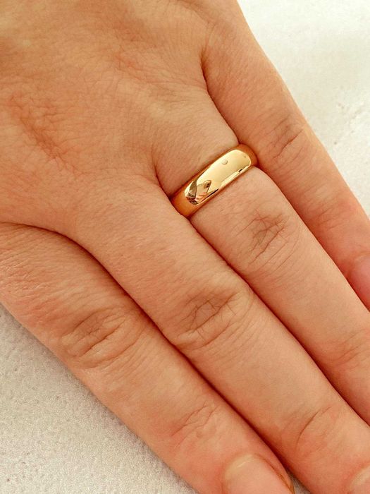 Позолоченное Обручальное Кольцо (Позолота 585 пробы), Обручка. Акция