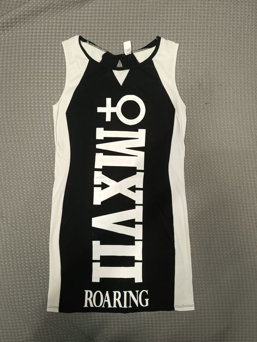 Biało czarna sukienka