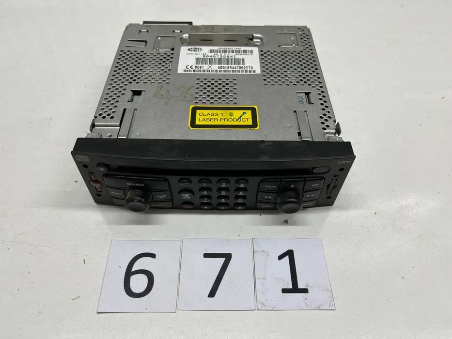radio cd peugeot 6560.hh, 96457328xt, 500189447002570