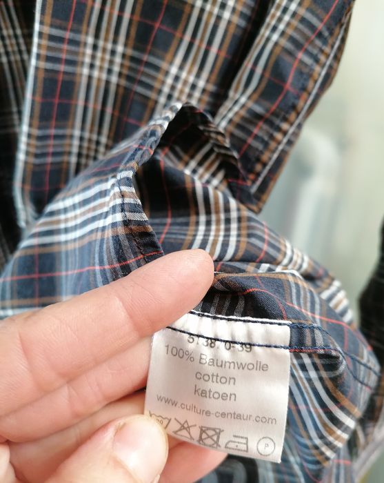 Koszula męska w kratkę roz XL