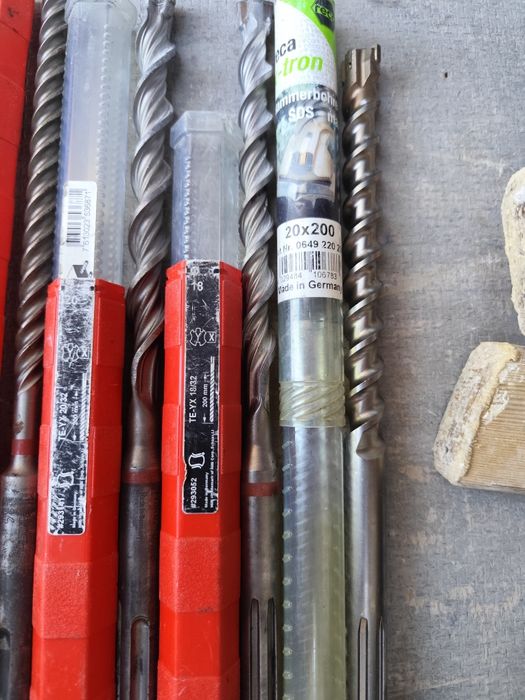 3 Wiertła Hilti Reca  SDS max 20 18 14