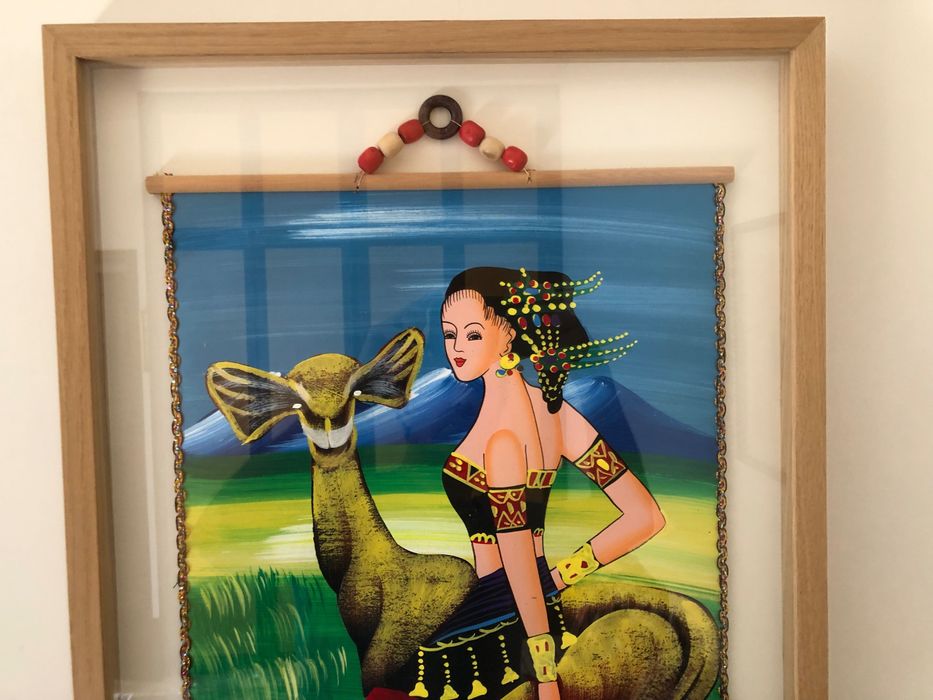 Pintura Oriental - Original em caixilho