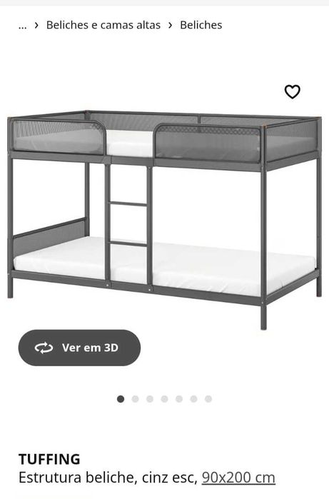 Beliche/ 2 camas nova