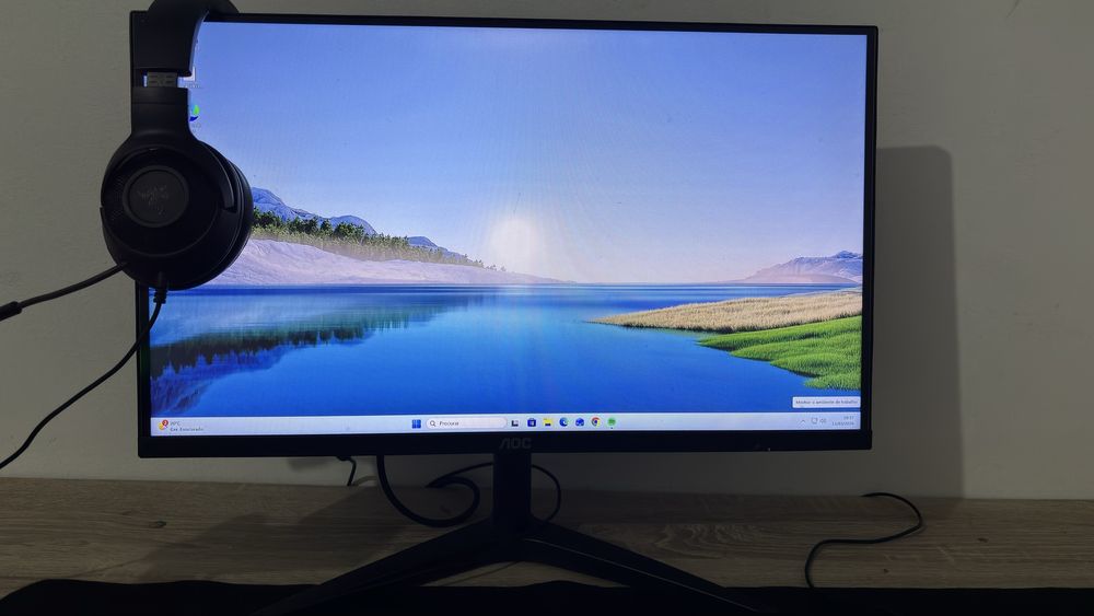 Setup gamer com tudo