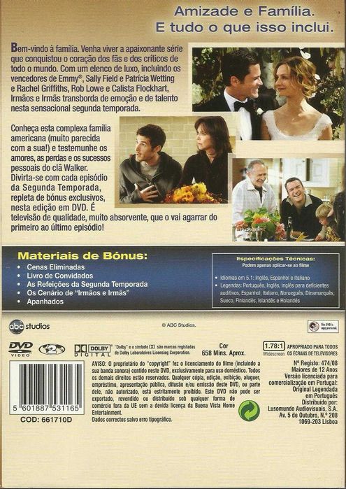 Brothers and Sisters: The Complete Second Season (5 DVDs)64550167165187122
