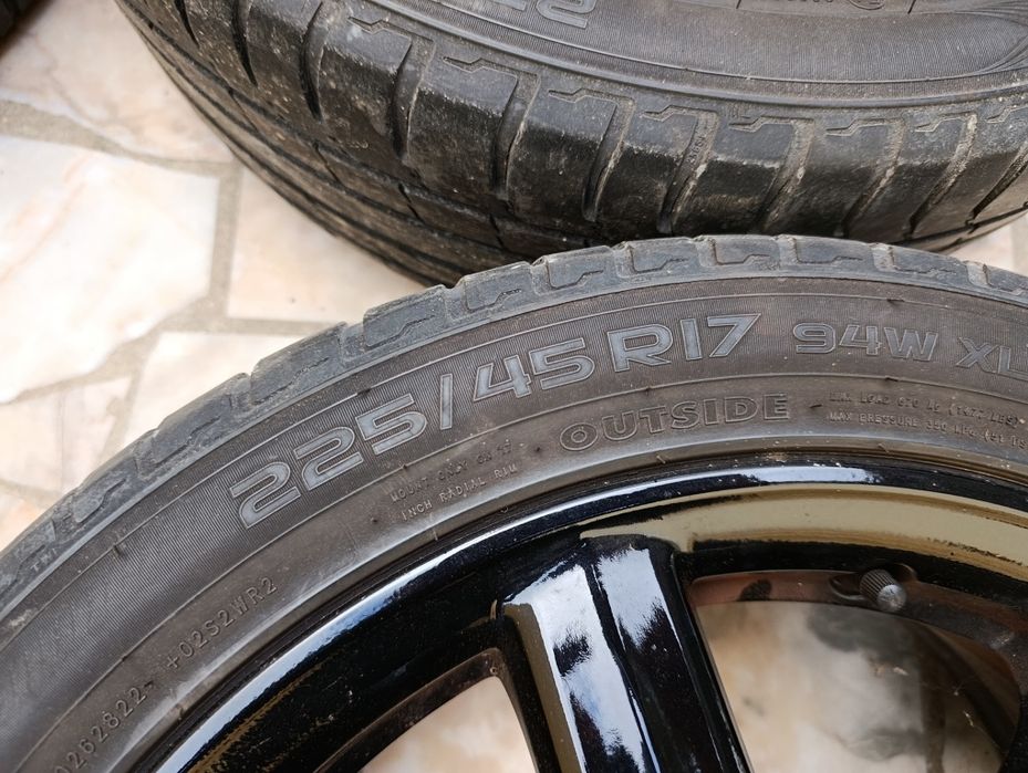 Jantes Especiais 17 5x114.3 C/Pneus Honda Civic EP FN FK EU