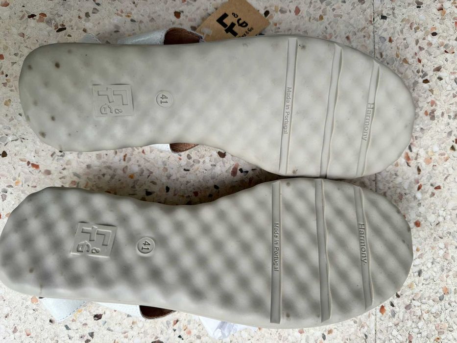 Sandálias Brancas da “Flex&Go” - modelo “Milady White"- Tam 41 -Novas!