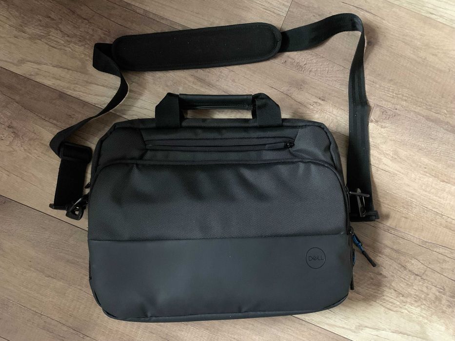 NOWA czarna torba na laptopa dokumenty ecoloop dell 14-16