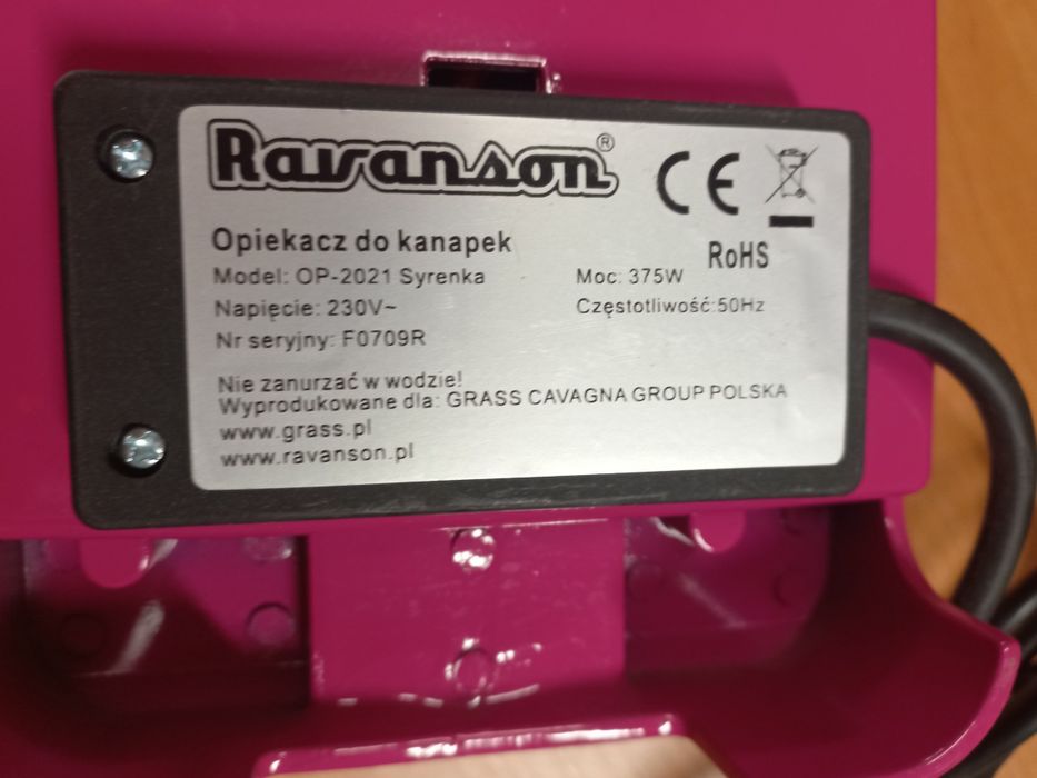 Opiekacz do kanapek dla dzieci Syrenka