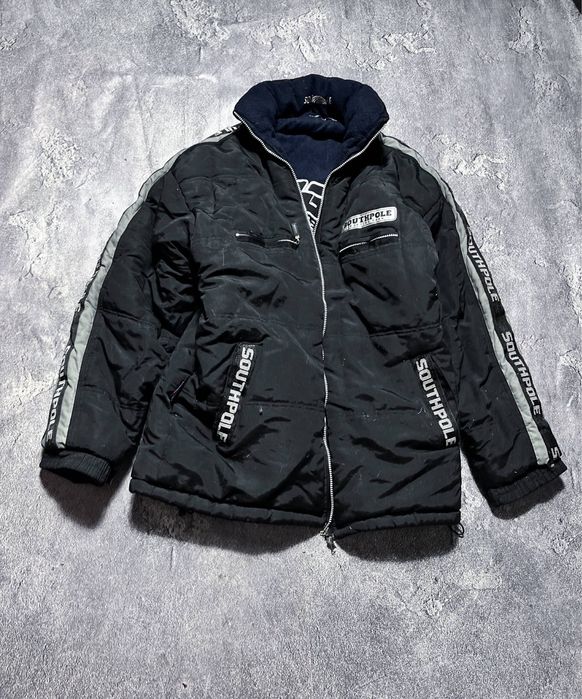 Куртка Сауспол двухсторонний пуховик South Pole 2 side puffer jacket