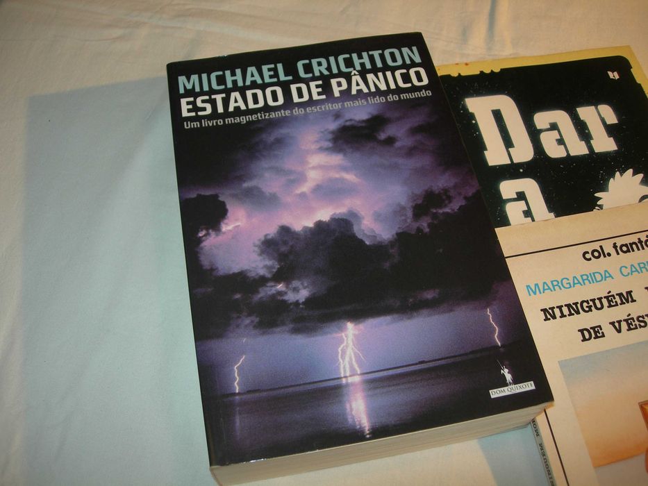 Livros. Estado Pânico, Dar a rir, Ninguém morre de véspera. 3 Livros. (Livros lidos)