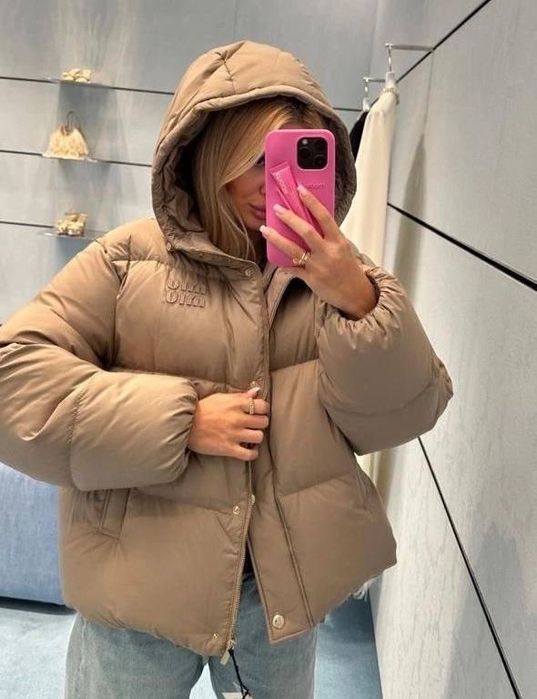 Жіноча куртка пуховик Miu Miu