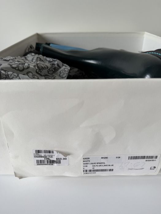 Оригінал сині зелені ботинки-челси Alexander McQueen, Італія