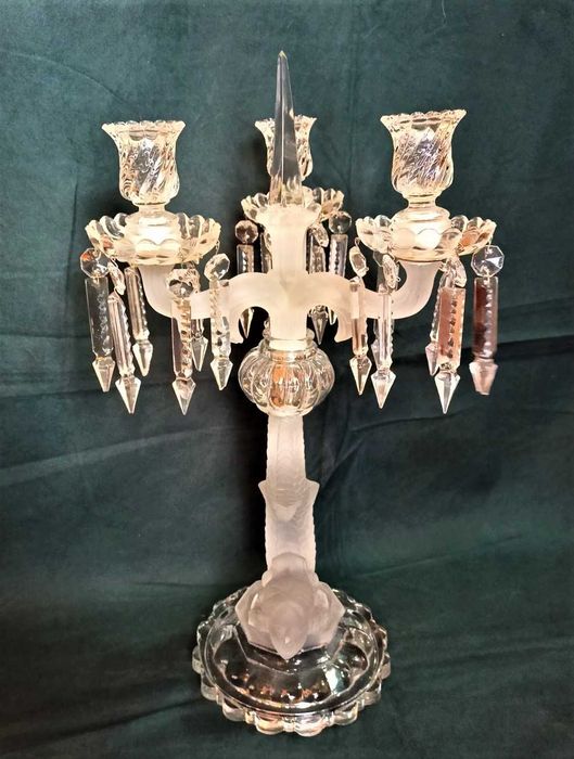 Candelabro Vidro 3 Lumes Sereia