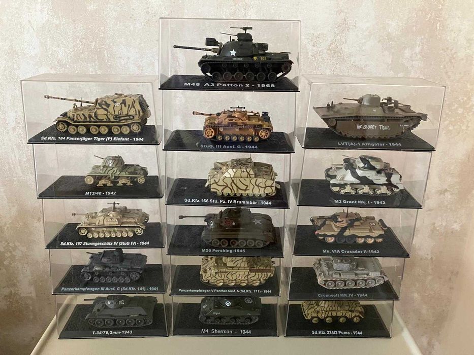 Czołgi kolekcjonerskie - skala 1:72 - Tiger Elefant i Tiger Ausf. E